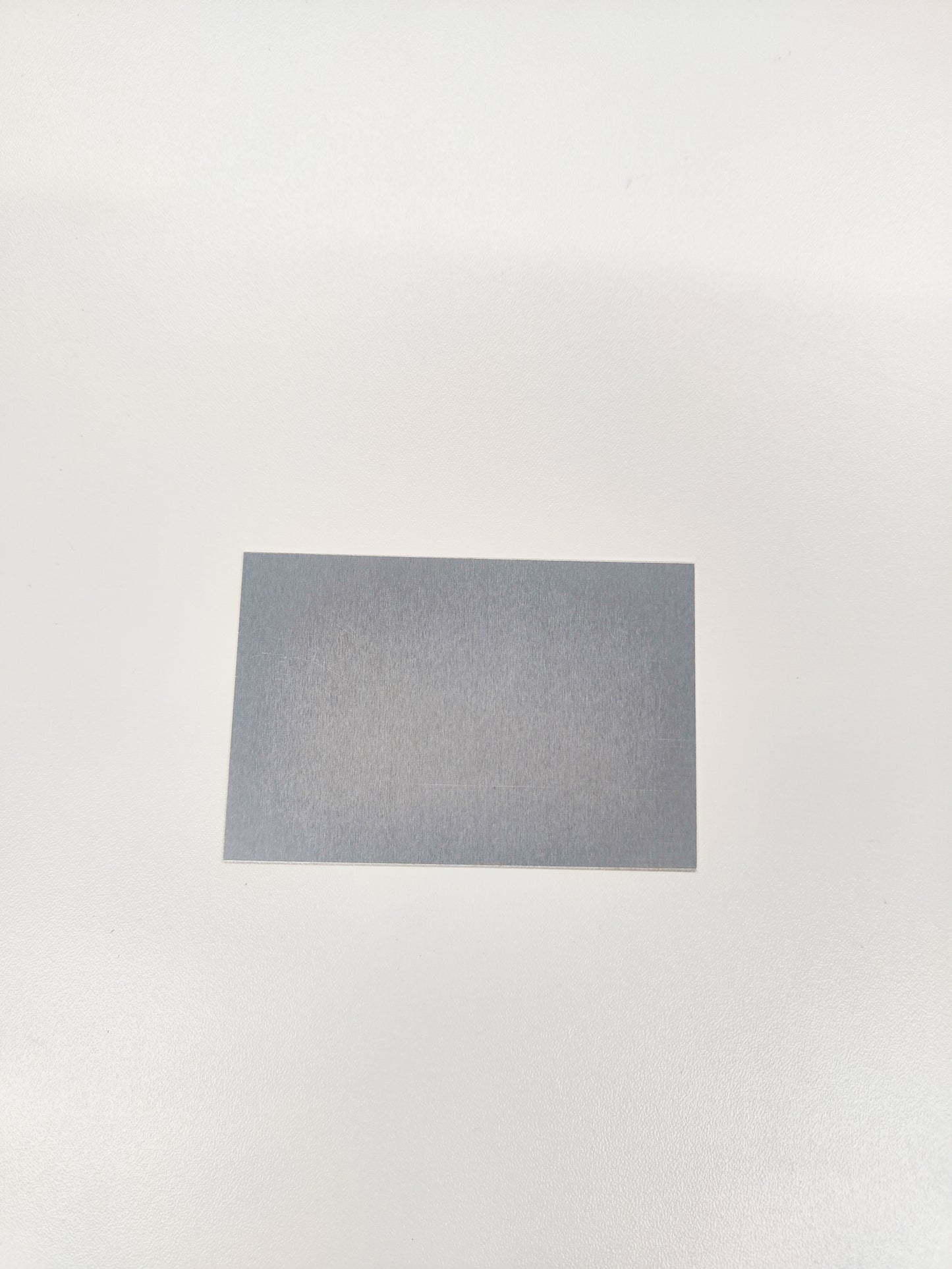 Aluminiumplatte 10 x 17 cm, Weiß