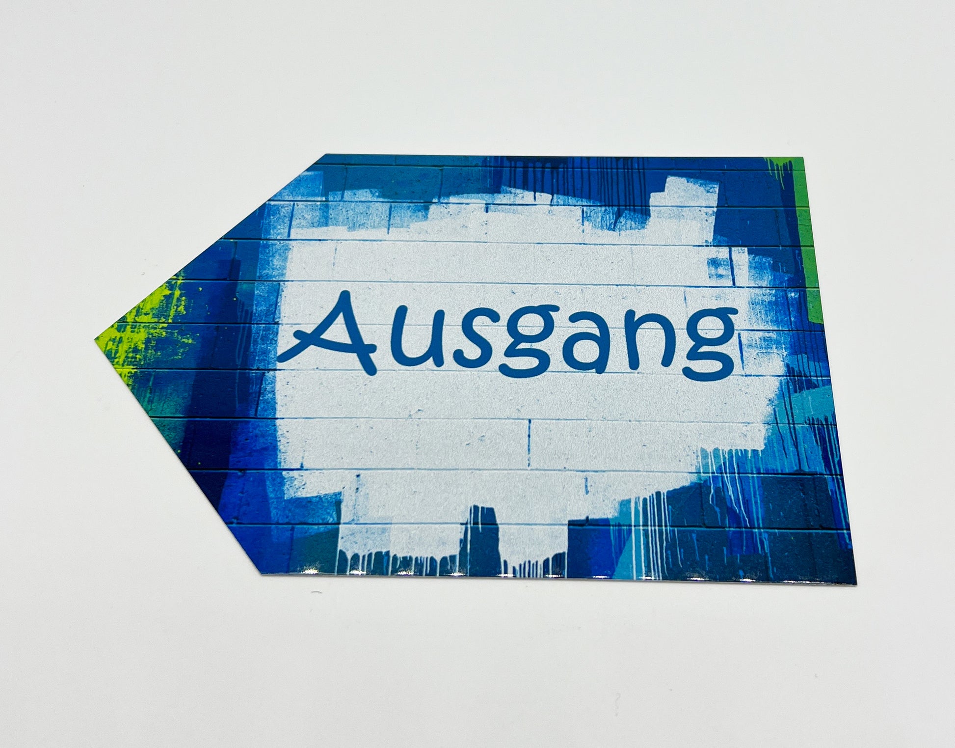 Wegweiser Schild aus Aluminium - KlaSopLeen UG