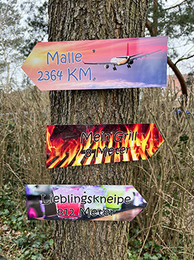 Urlaubsschild Aluminium - KlaSopLeen UG