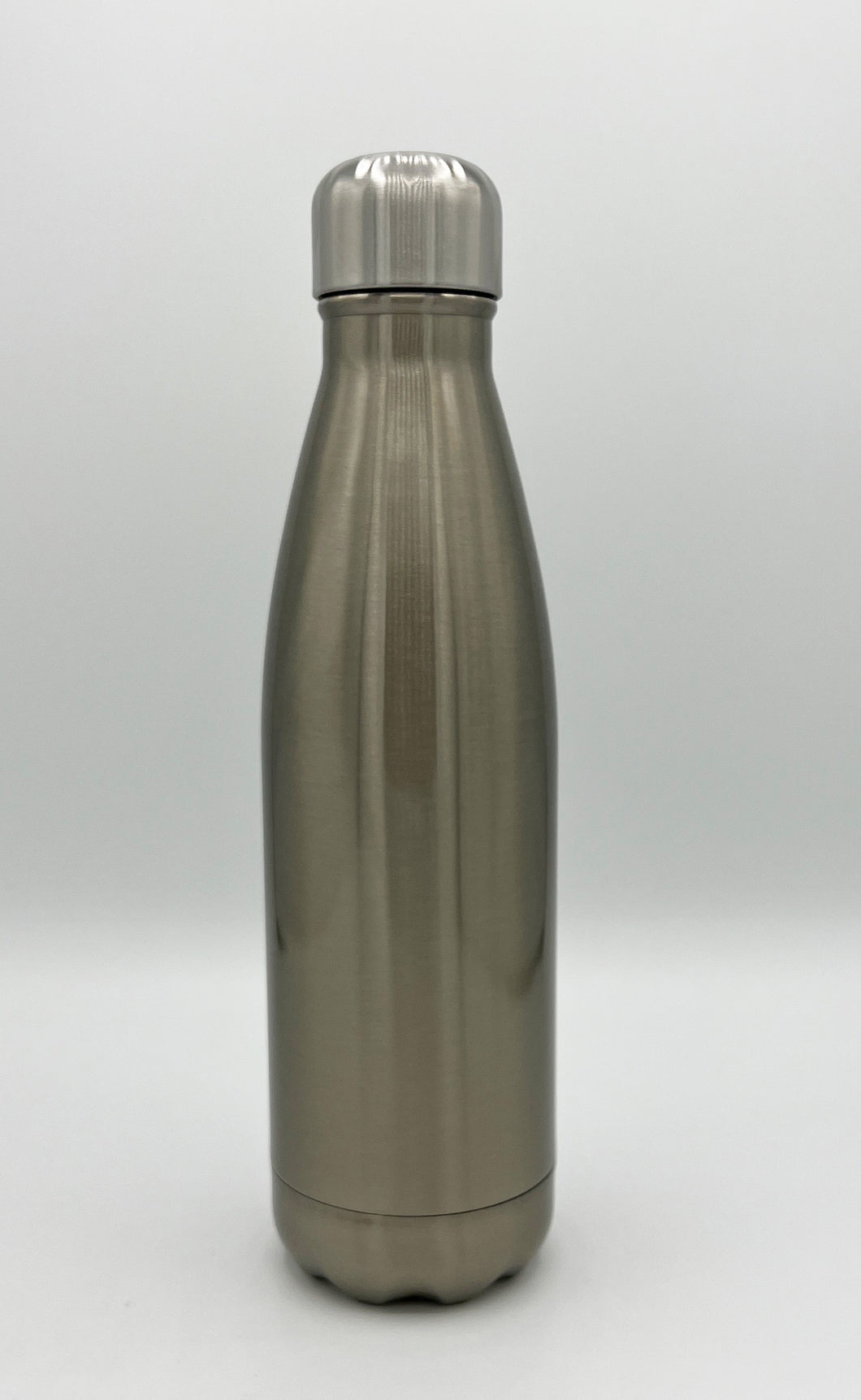 Edelstahl-Trinkflasche in Silber - KlaSopLeen UG