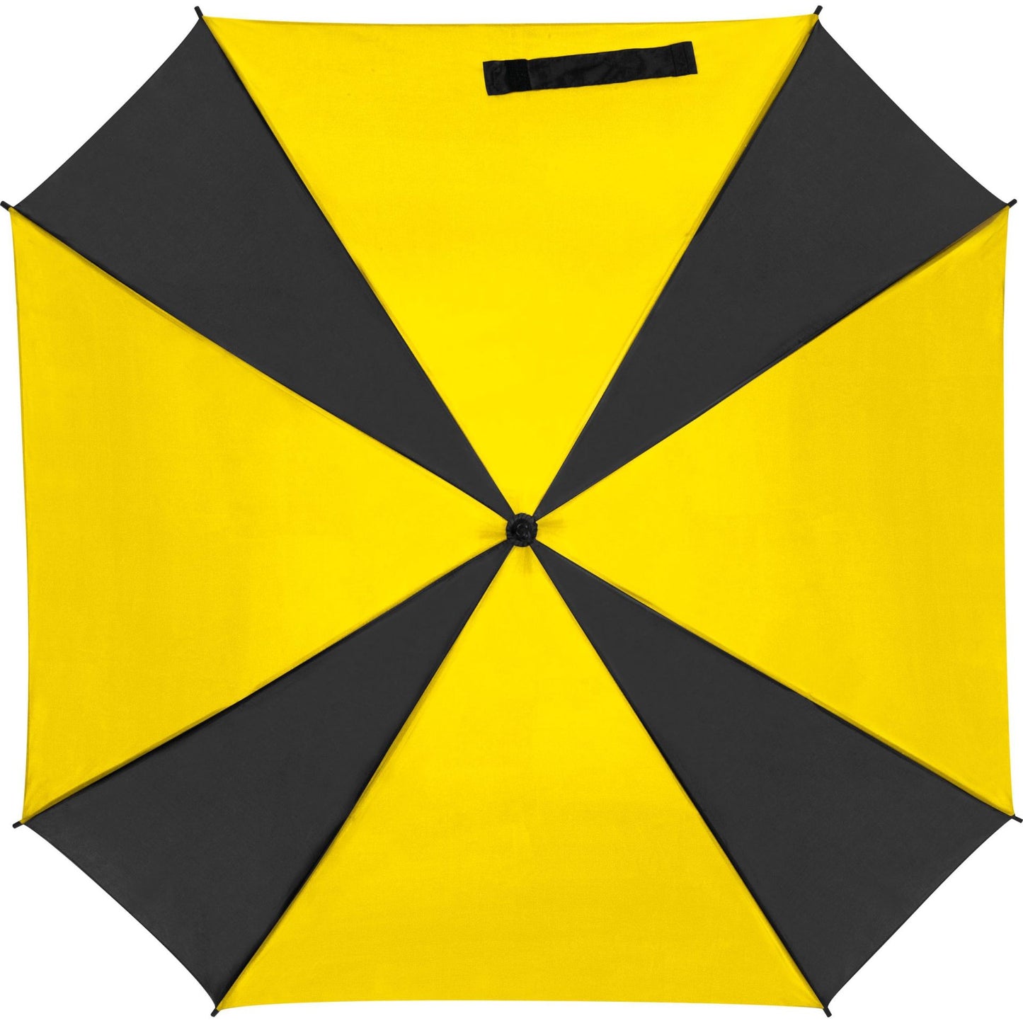 Umbrella with soft handle in yellow/black