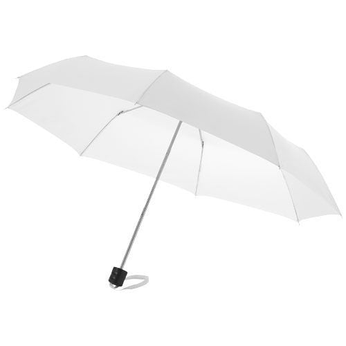 Parapluie compact en blanc