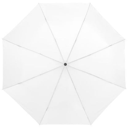 Kompakter Regenschirm in weiß