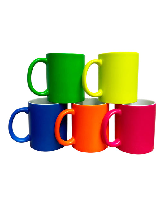 1 piece stacking cup colored inside/handle (7 colors)