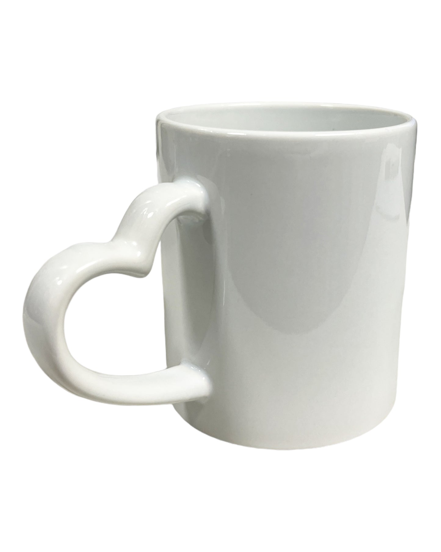 Mug en céramique avec anse coeur 270 ML