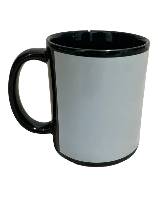 Schwarze Keramiktasse "Black Edition" Sublimation