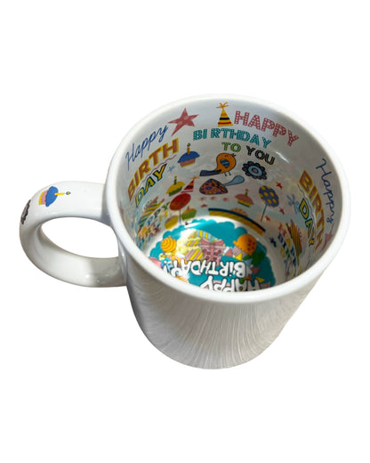 Mug thème 330 ml, anniversaire, amour, merci