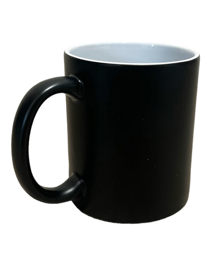 Tasse magique 1 pièce en noir mat, qualité supérieure