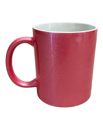 Tasse mit Perlmutteffekt, Blau oder Pink