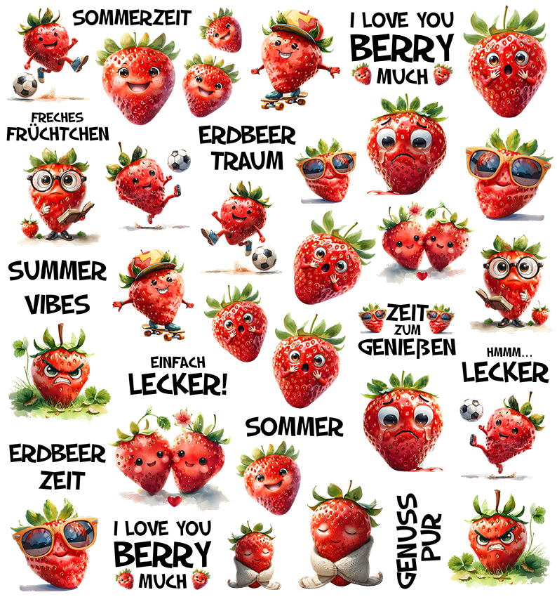 Bereit für süße Statements? Freche Erdbeeren