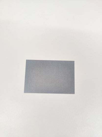 Aluminiumplatte 10 x 17 cm, Weiß