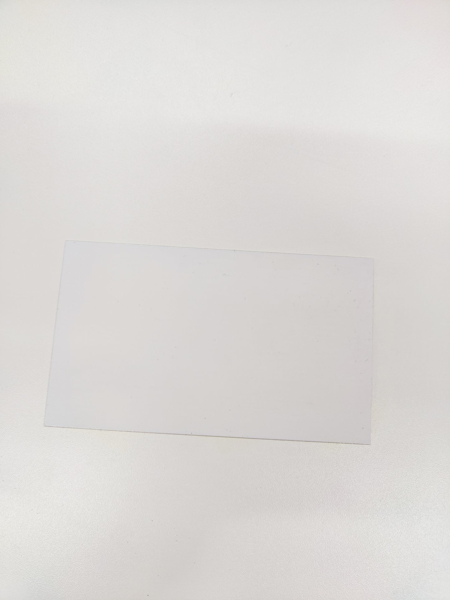 Aluminiumplatte 10 x 17 cm, Weiß