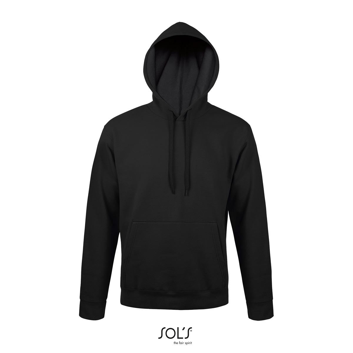 Unisex Hoodie schwarz für DTF-Druck