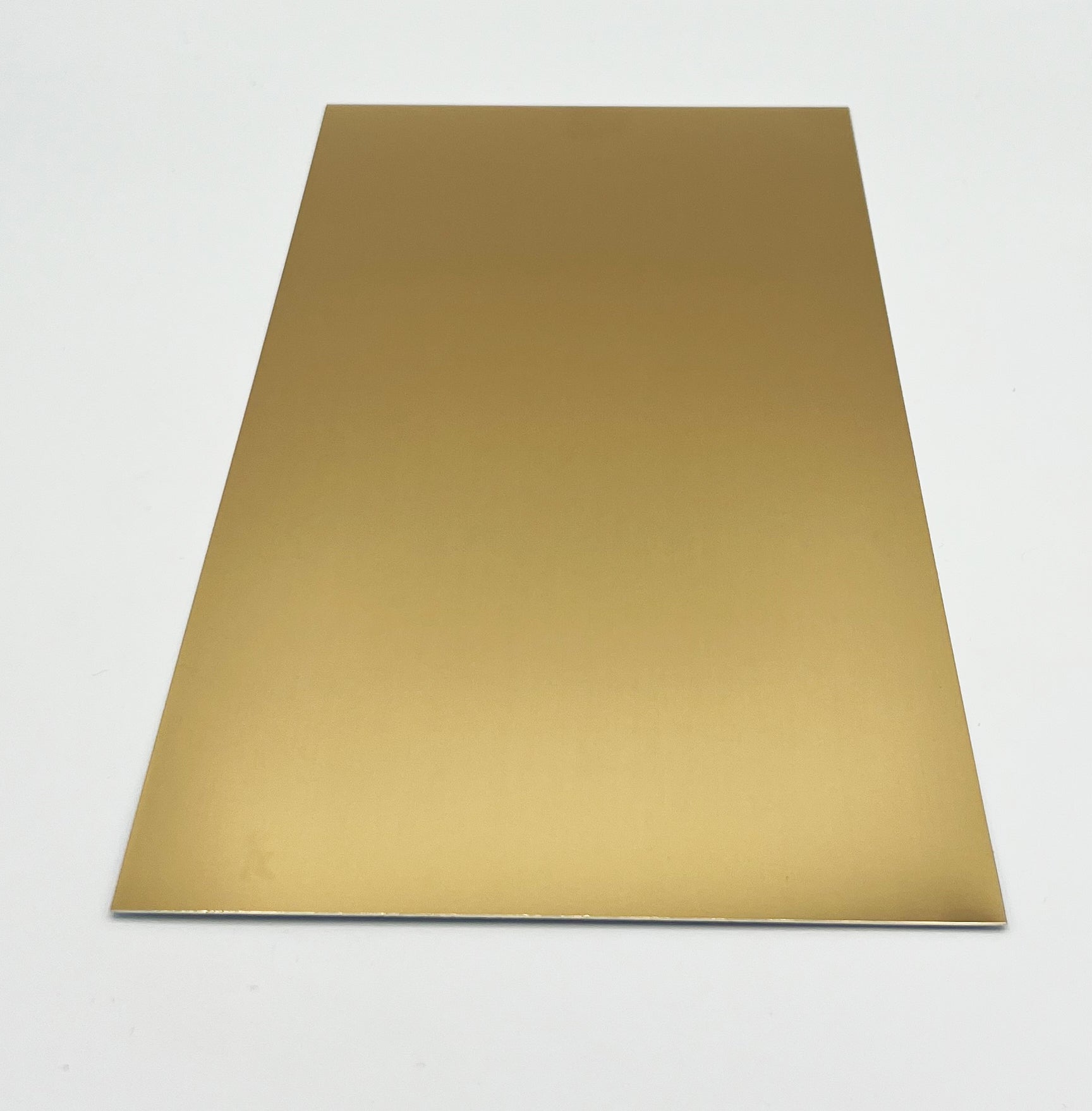 Aluminiumplatte in verschiedenen Größen, Gold, spiegelnd - Sublishop.net GmbH