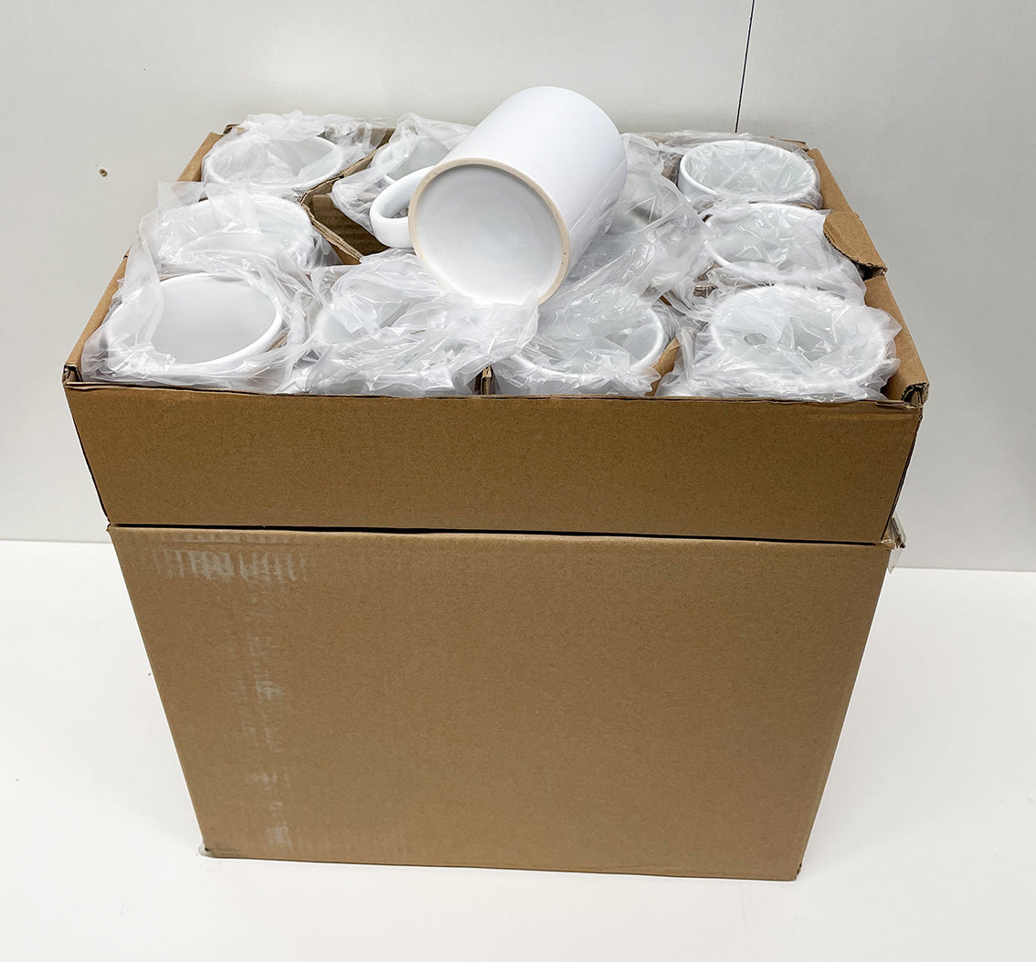 48 Tassen für den Sublimationsdruck / Rohling "SUPER WHITE" (Stk.1,59 €) - KlaSopLeen UG