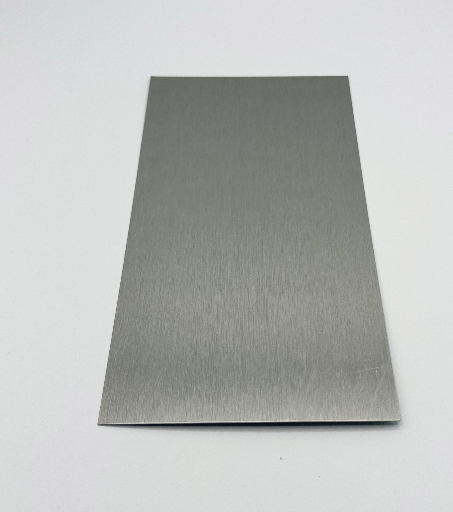 Aluminiumplatte 21 x 10,1 cm, Silber oder Weiß - Sublishop.net GmbH