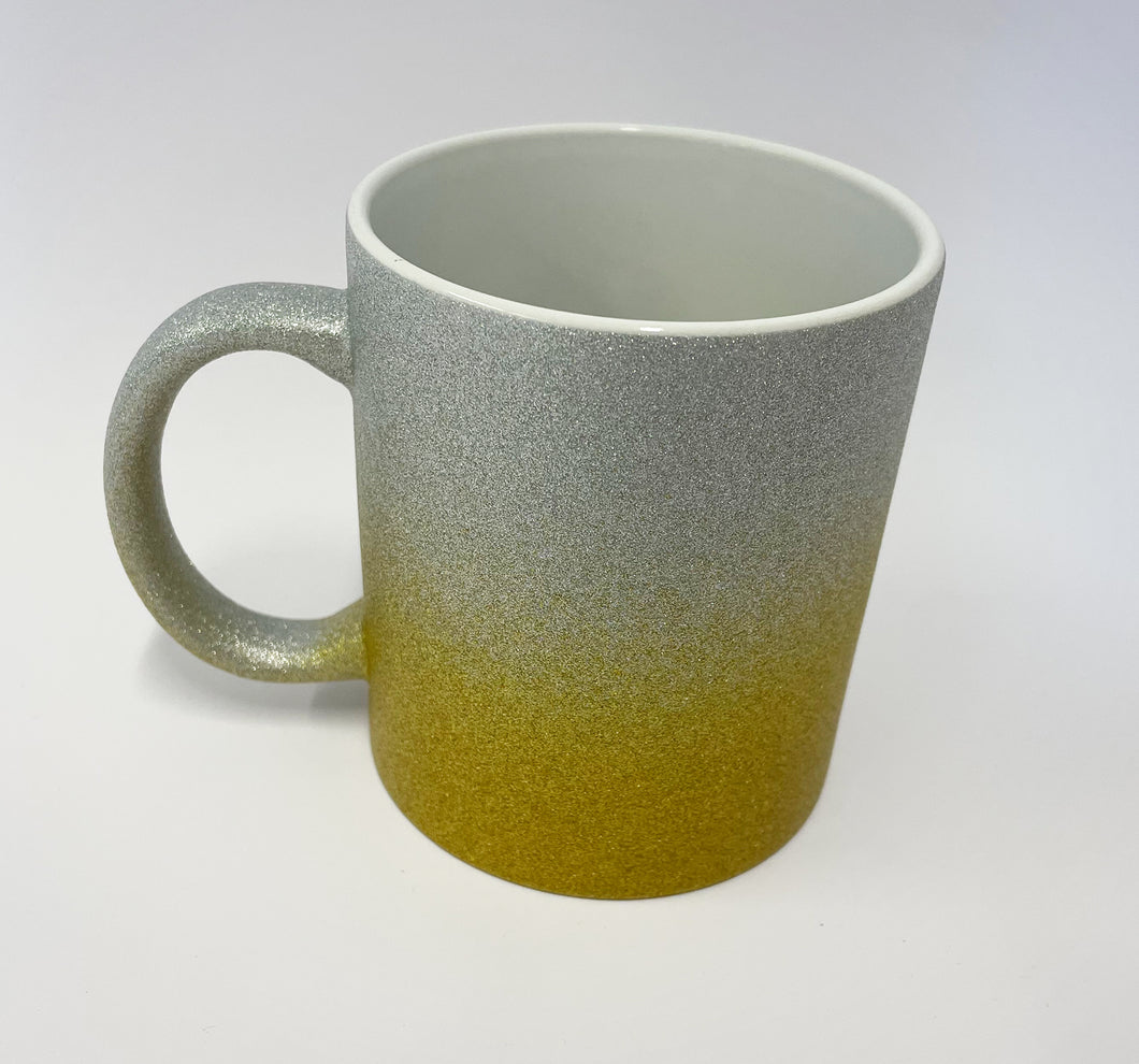 Glitzertasse mit Farbverlauf Sublimation - KlaSopLeen UG