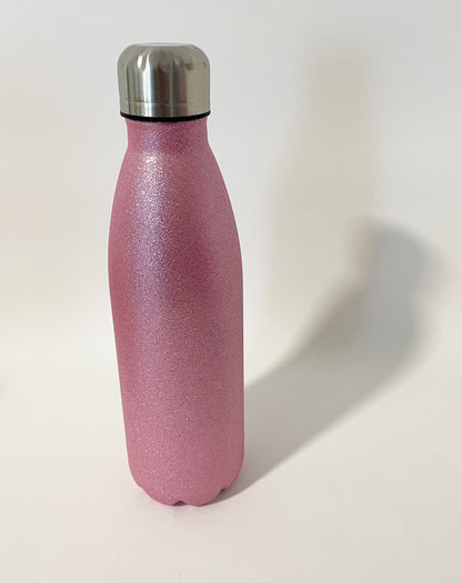 Glitzer-Edelstahl Thermoflasche 500 ml, 4 Farben - KlaSopLeen UG