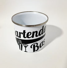 Lade das Bild in den Galerie-Viewer, Emailletasse mit silbernem Rand 300 ml - KlaSopLeen UG
