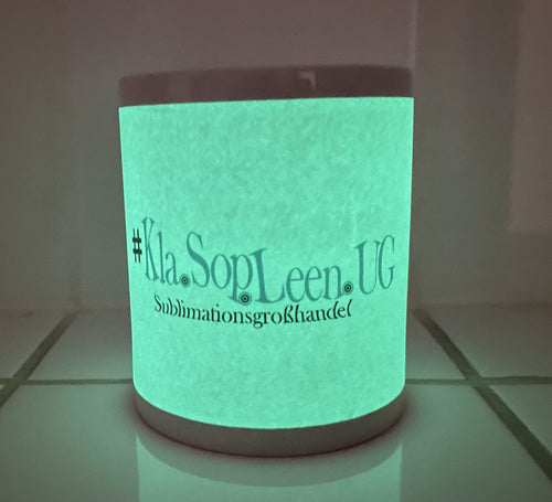 Keramiktasse mit Leuchteffekt - KlaSopLeen UG