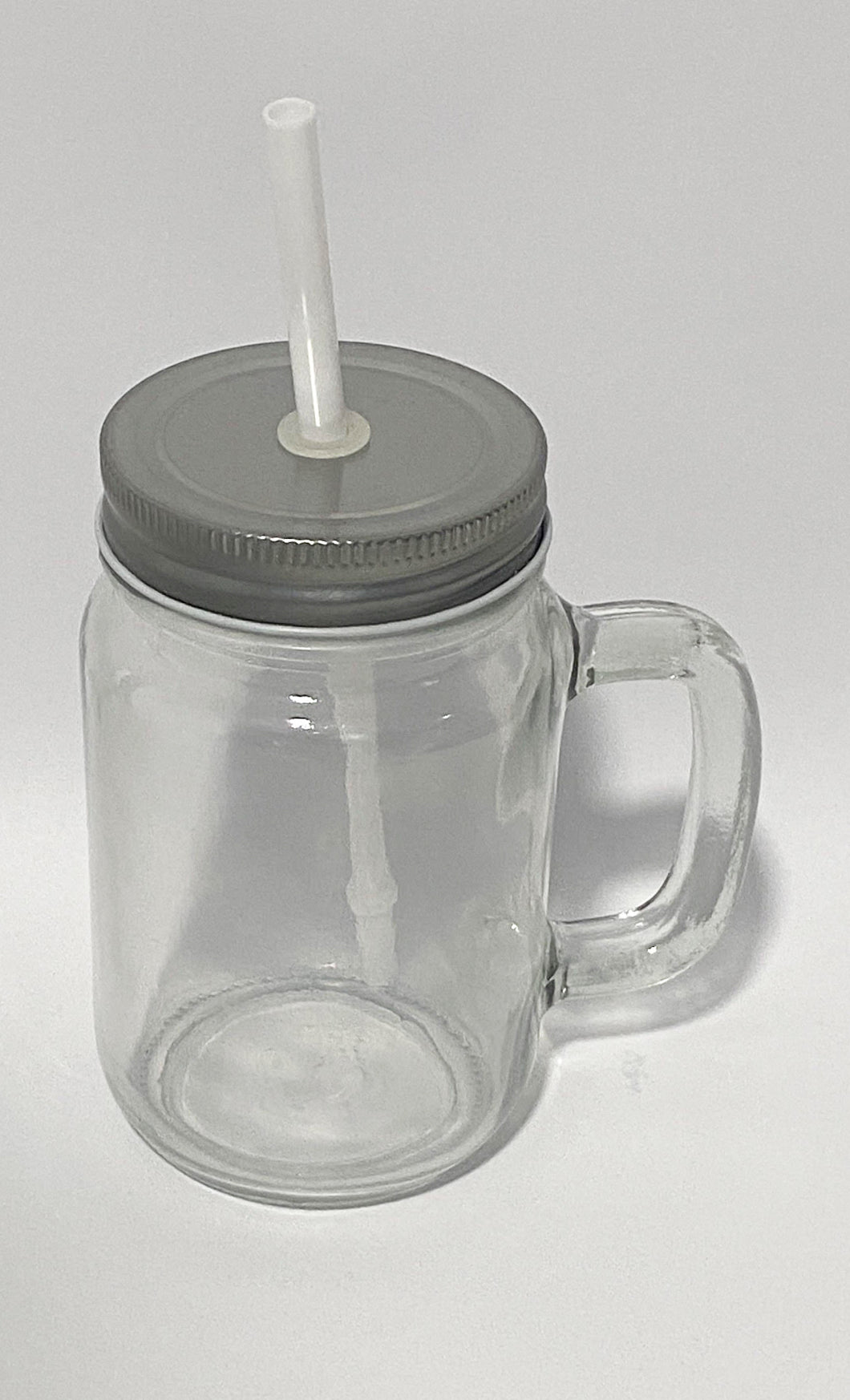 Glas mit Deckel und Strohhalm 400 ml - KlaSopLeen UG