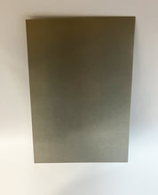 Lade das Bild in den Galerie-Viewer, Aluminiumplatte 26 x 18 cm, Silber, Weiß, Gold - KlaSopLeen UG
