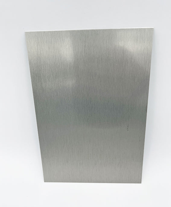 Aluminiumplatte 10 x 15 cm, Silber oder Weiß - Sublishop.net GmbH